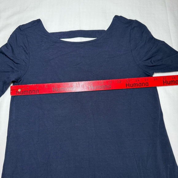 Lilly Pulitzer Ophelia Swing Dress Long Sleeve Navy Size XSmall Preppy Classic - Picture 2 of 7